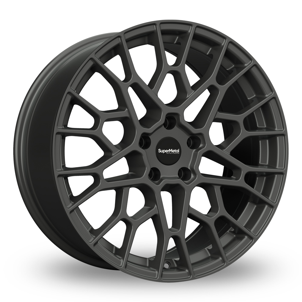 SuperMetal Cell Ultra Matt Grey Alloy Wheels