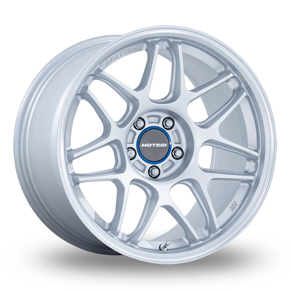 Motegi Racing MR158 Tsubaki (USA Warehouse) Hyper Silver With Machined Lip Alloy Wheels