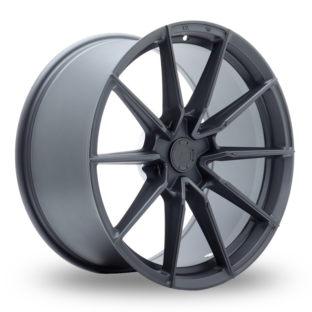 Japan Racing SL-02 (9.5x19) (Custom Fitment) Matt Gunmetal Alloy Wheels