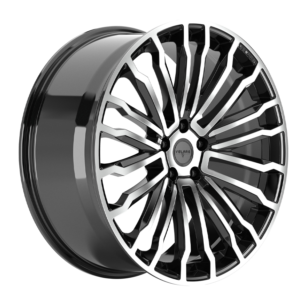 22" Velare VLR09 Gloss Black Machined Alloy Wheels