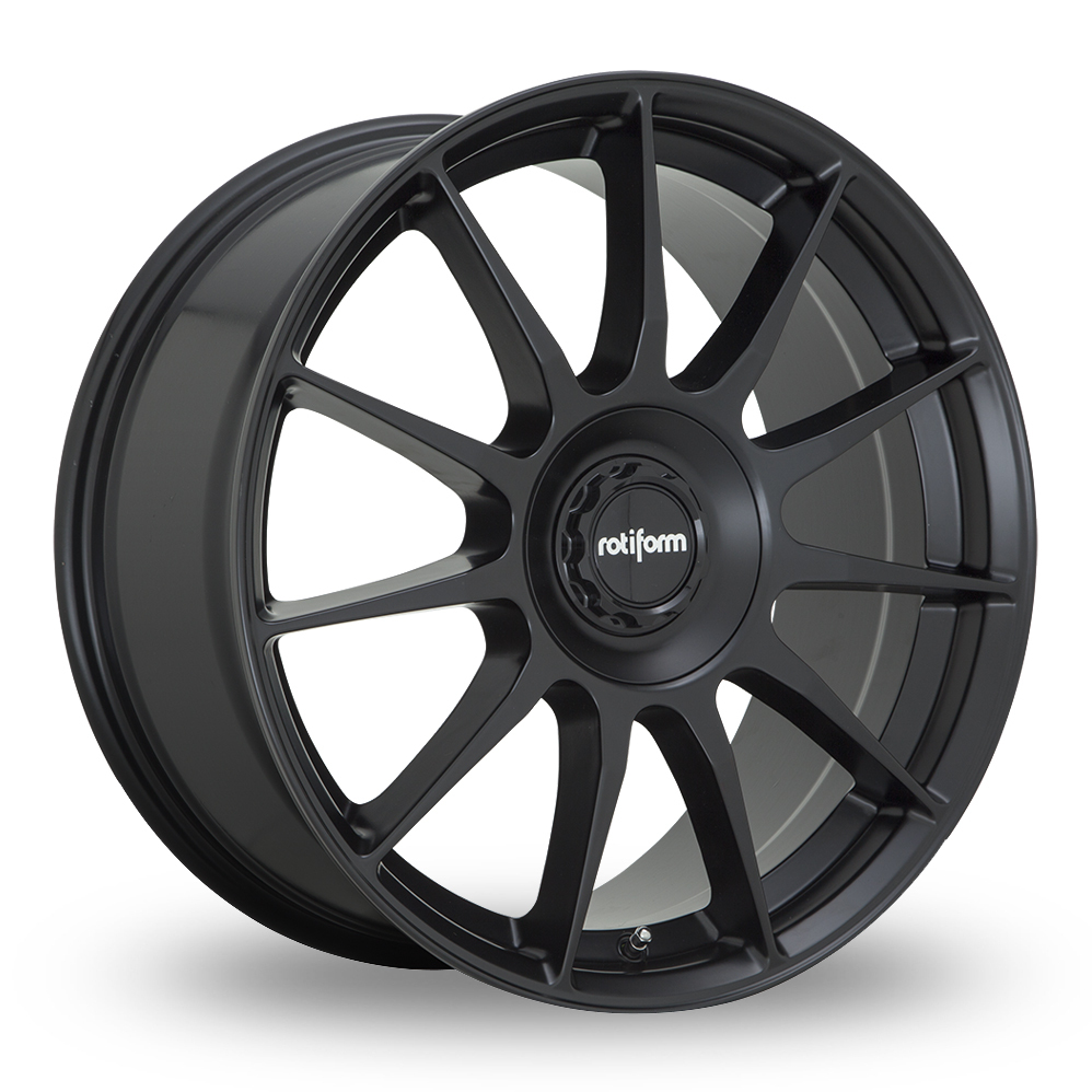 20 Inch Rotiform DTM Satin Black Alloy Wheels