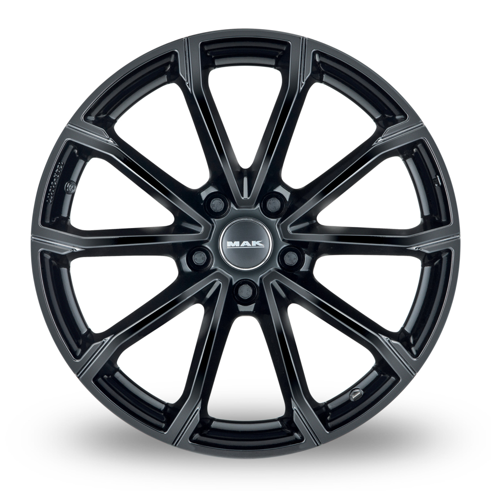 16" MAK Davinci Gloss Black Alloy Wheels