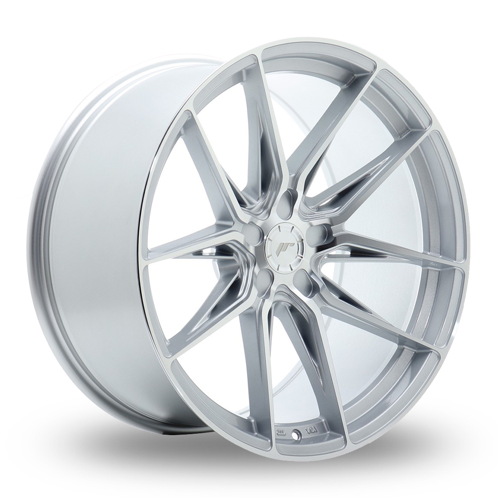 Japan Racing JR44 (10x20) (Custom Fitment) Silver Machined Face Alloy Wheels