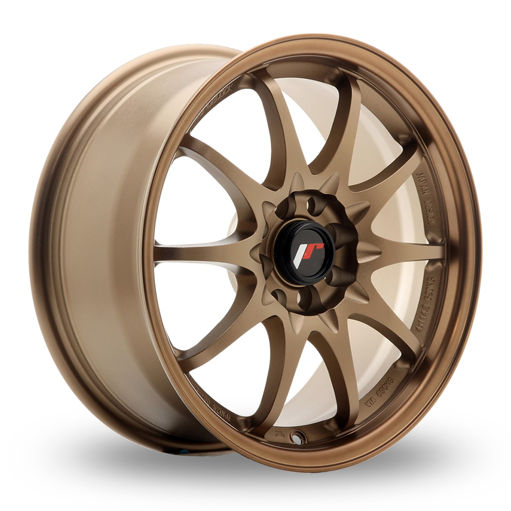 17" Japan Racing JR5 (7x17) Dark Anodized Bronze Alloy Wheels