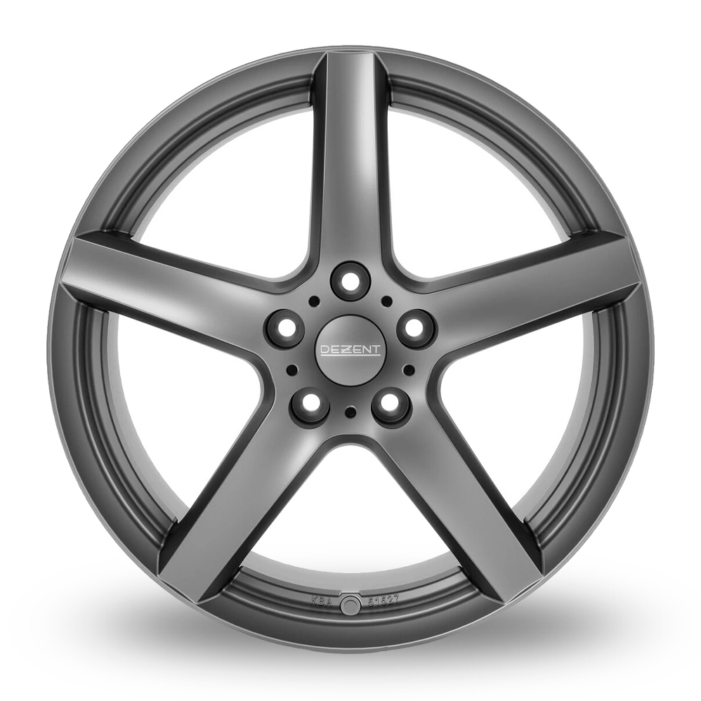 17" Dezent TY Gunmetal Alloy Wheels