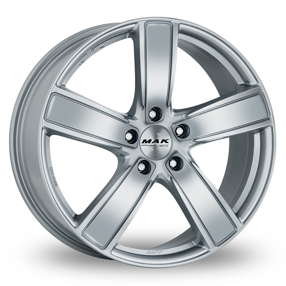 MAK Turismo-FF Silver Alloy Wheels