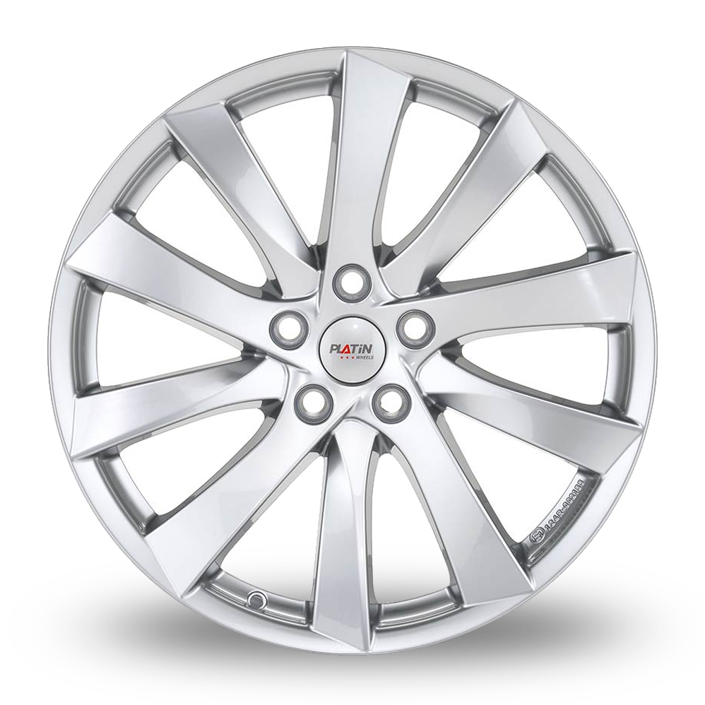 19" Platin P 106 Metal Silver Alloy Wheels