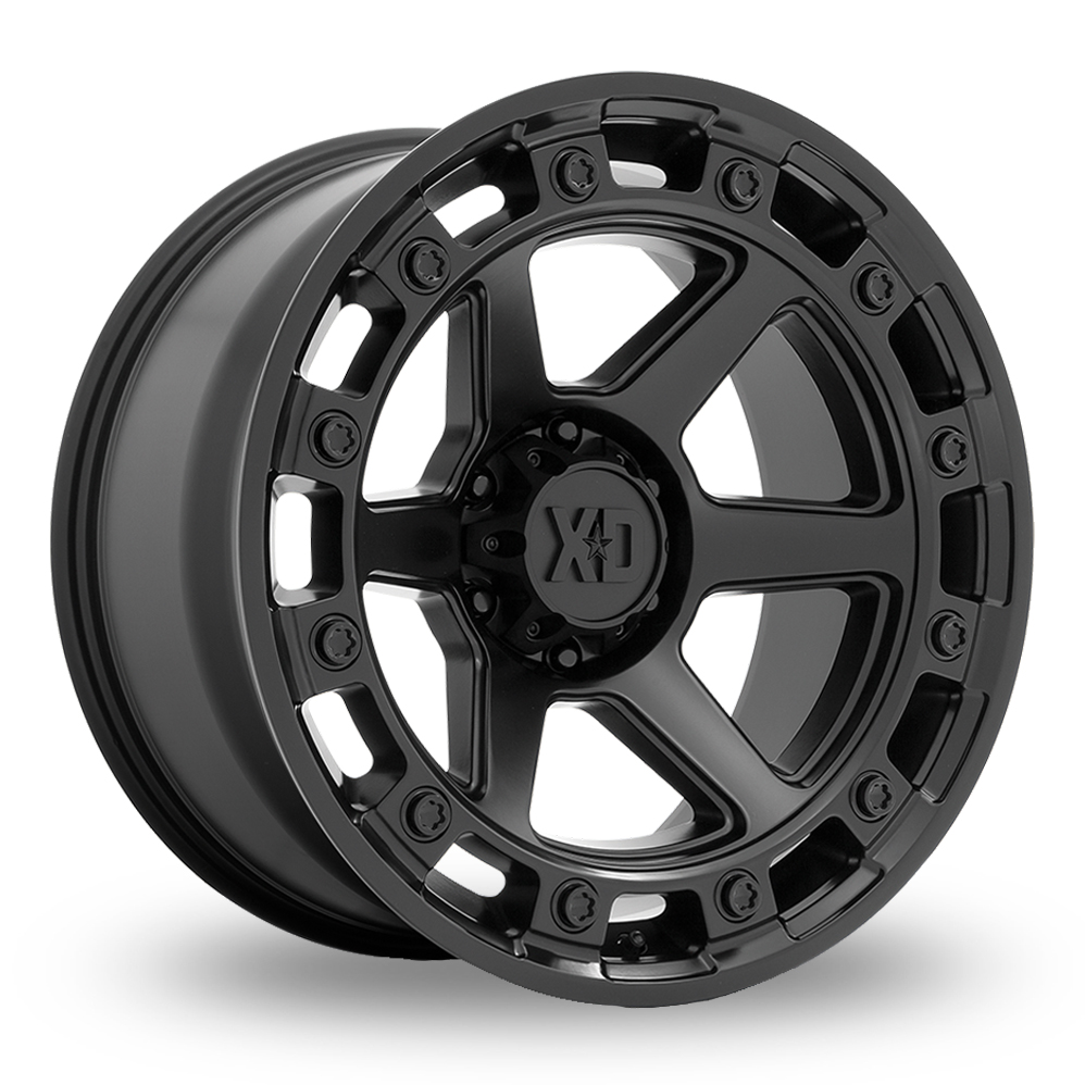 XD XD862 Raid Satin Black Alloy Wheels