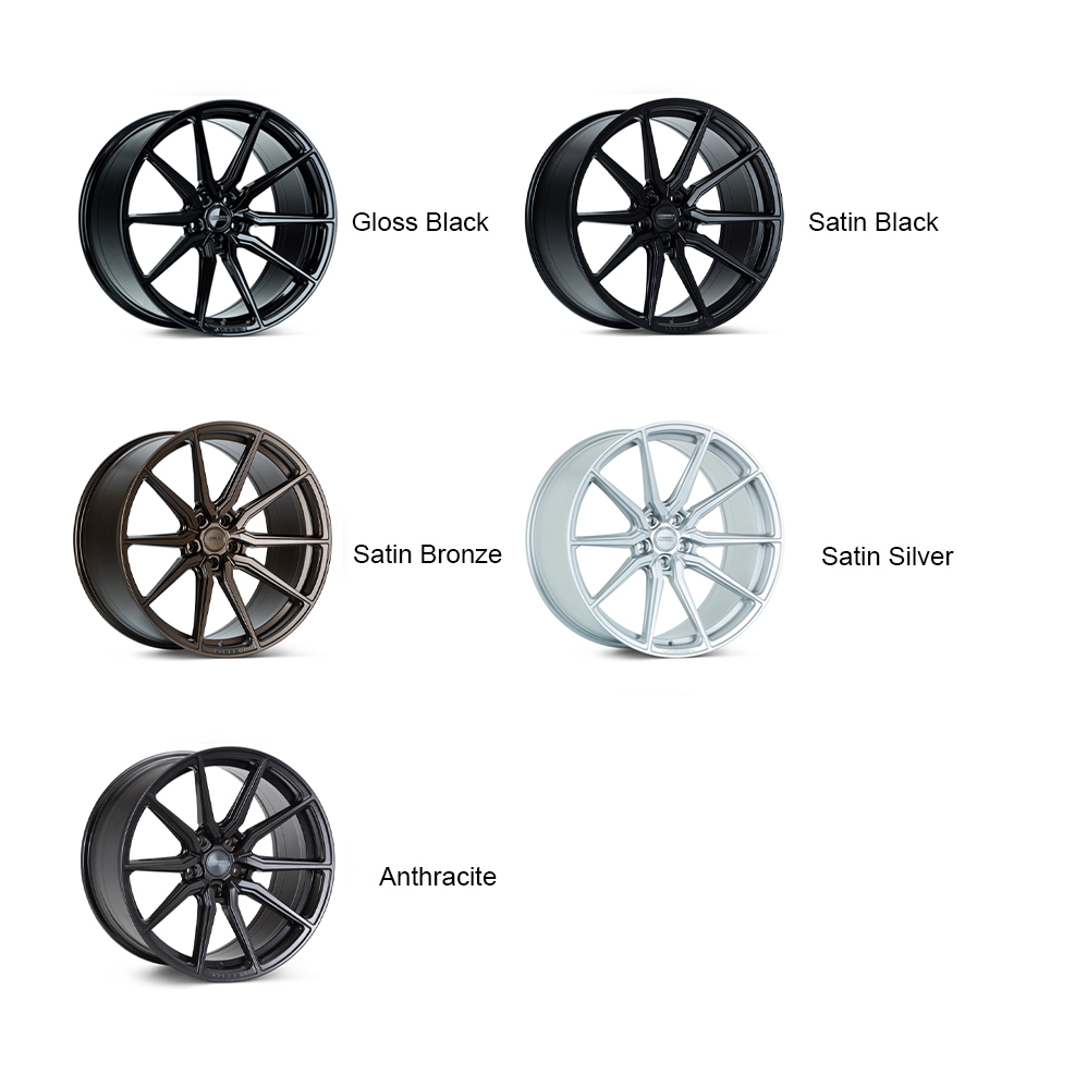 19" Vossen HF-3 (9x19) (Deep Concave) Custom Colour Alloy Wheels