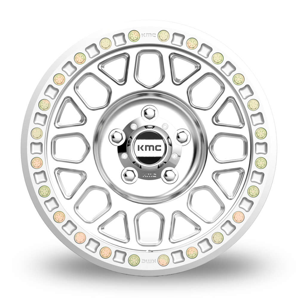 20" KMC KM234 Grenade Desert Beadlock Machined Alloy Wheels