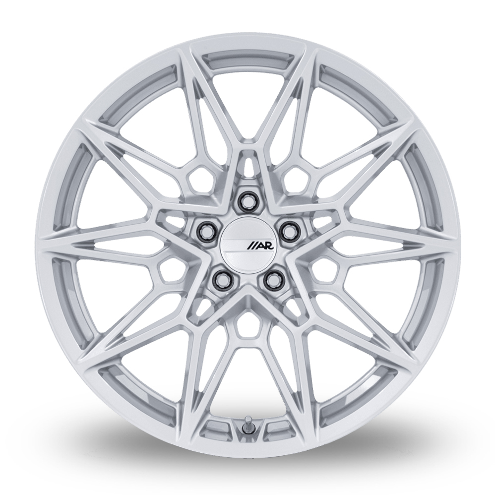 20" American Racing AR955 Stampede (USA Warehouse) Gloss Silver Alloy Wheels