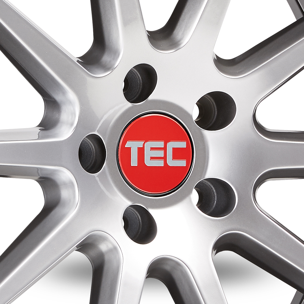 20" TEC Speedwheels GT7 Hyper Silver Alloy Wheels