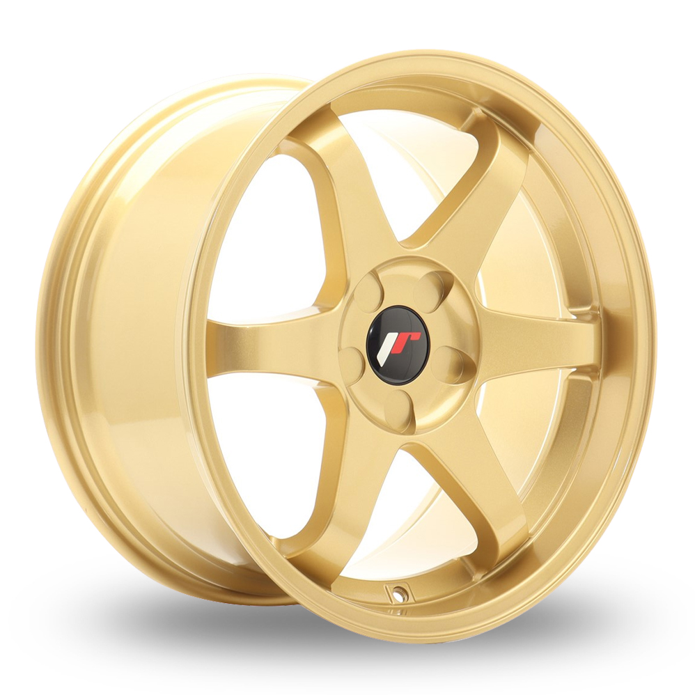 Japan Racing JR3 (9x18) (Custom Fitment) Gold Alloy Wheels