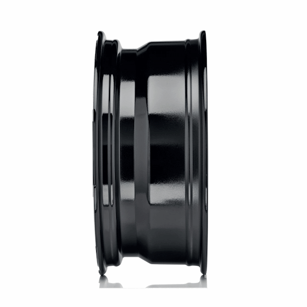 17" MSW (by OZ) 83 Gloss Black Polished Alloy Wheels