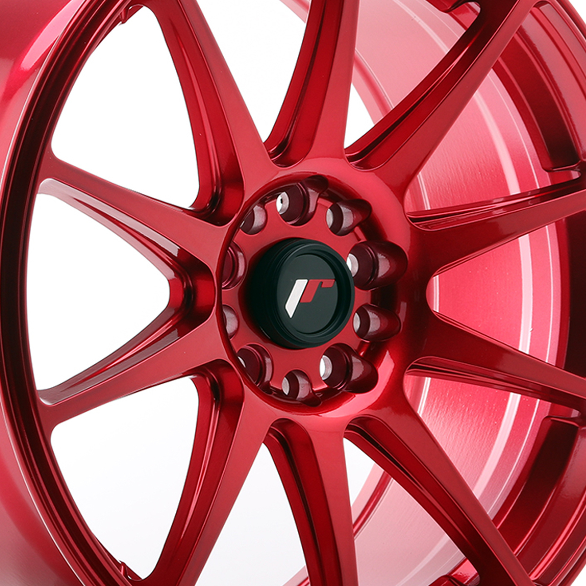18" Japan Racing JR11 (8.5x18) Platinum Red Alloy Wheels