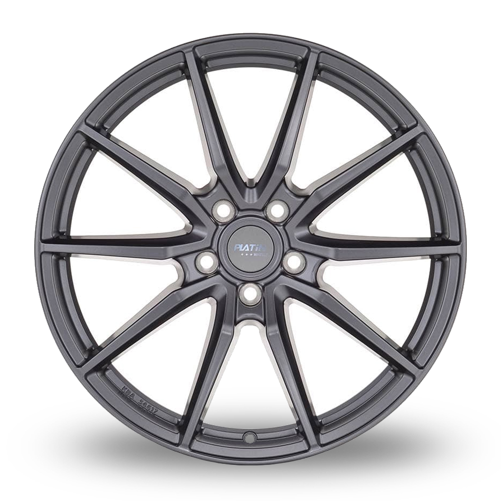 19" Platin P 109 Matt Graphite Alloy Wheels