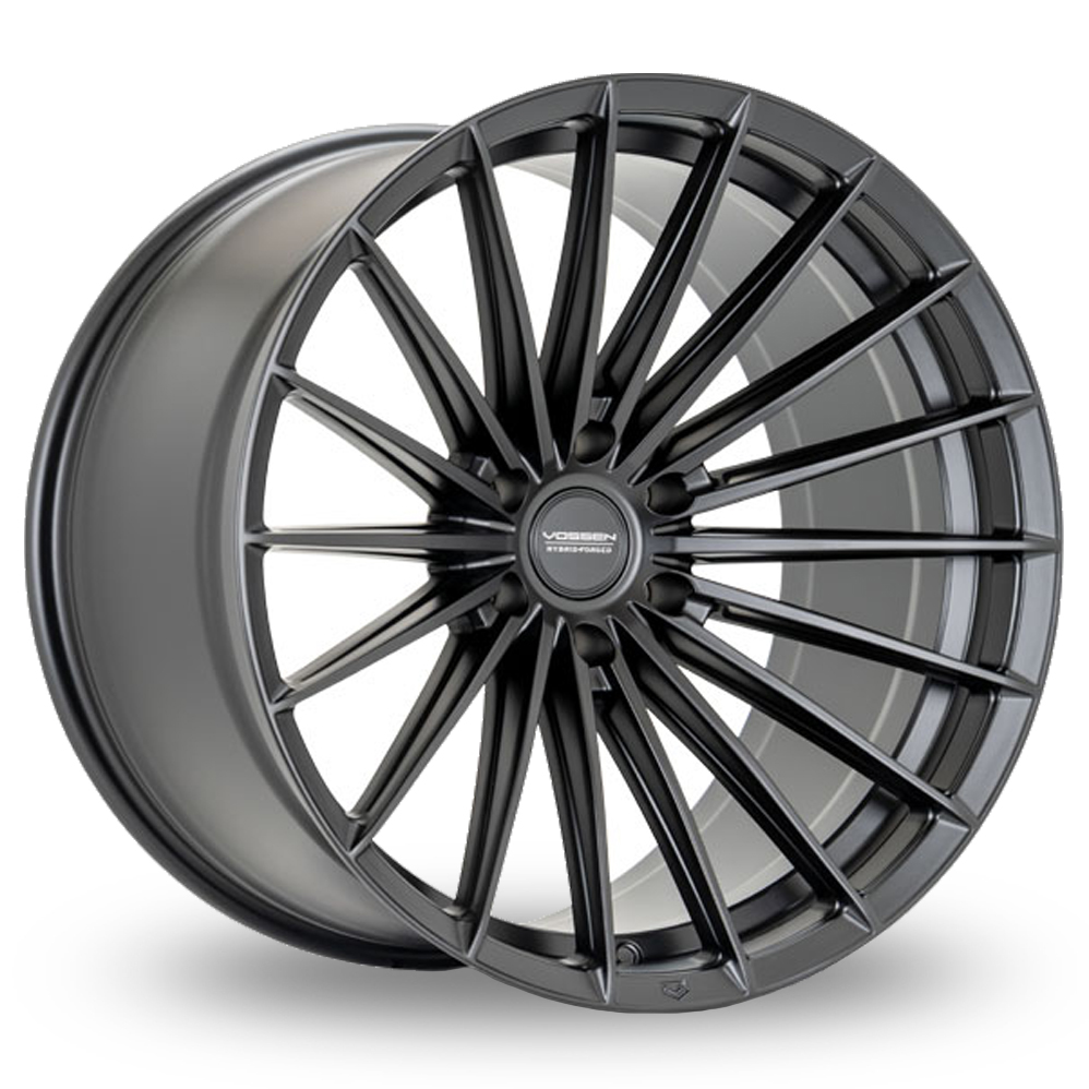 Vossen HFX-4 (9.5x20) (Deep Concave) Satin Black Alloy Wheels