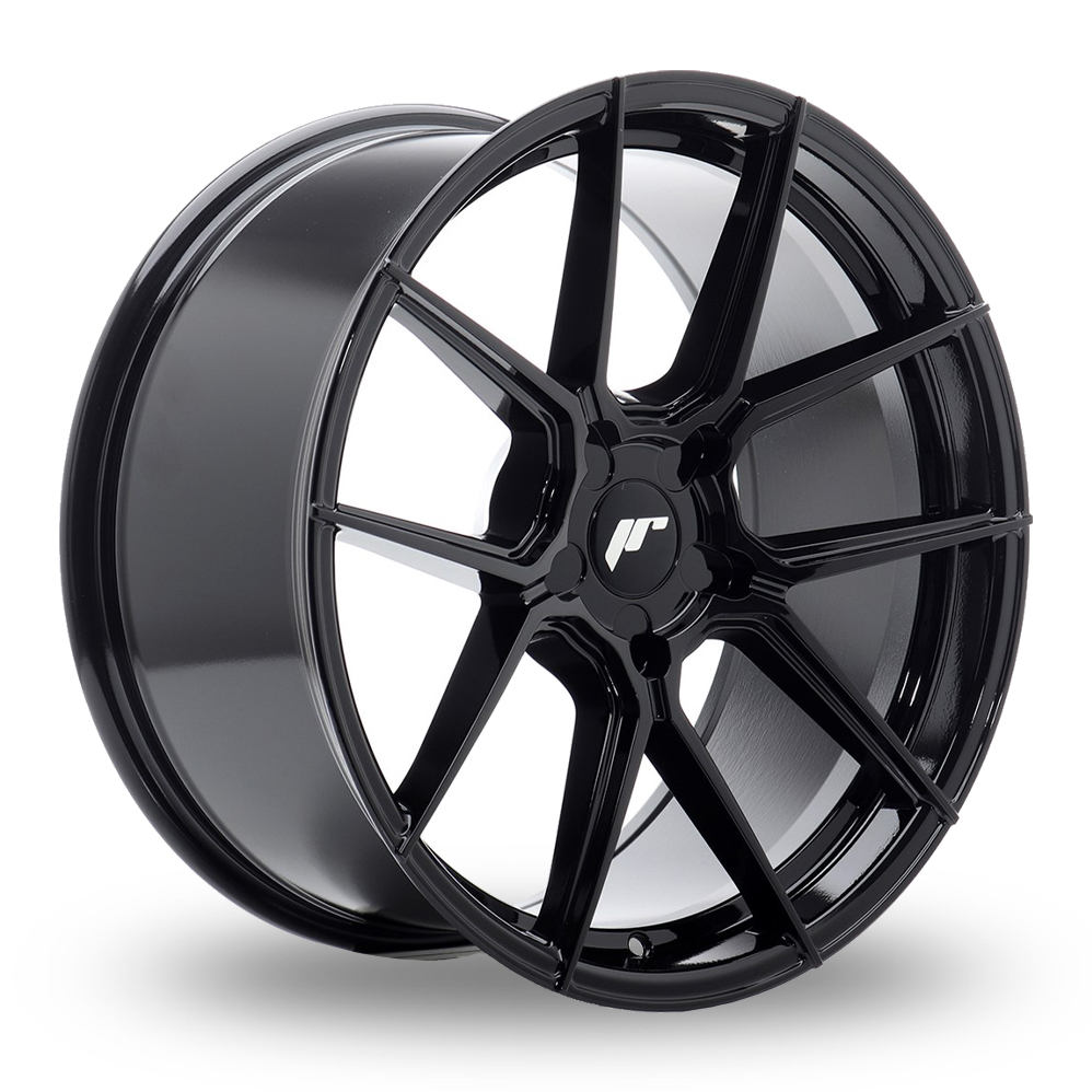Japan Racing JR30 (9.5x20) (Custom Fitment) Gloss Black Alloy Wheels