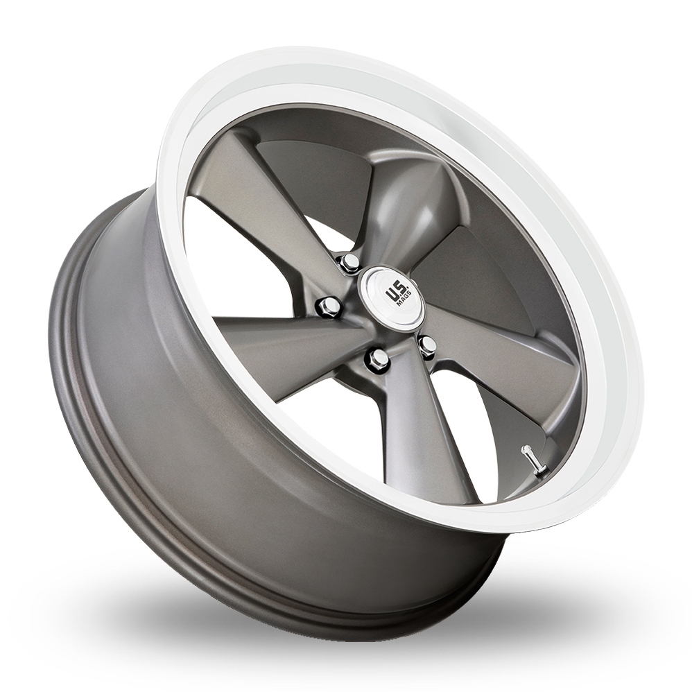 22" US Mags U137 TS Anthracite With Diamond Cut Lip Alloy Wheels