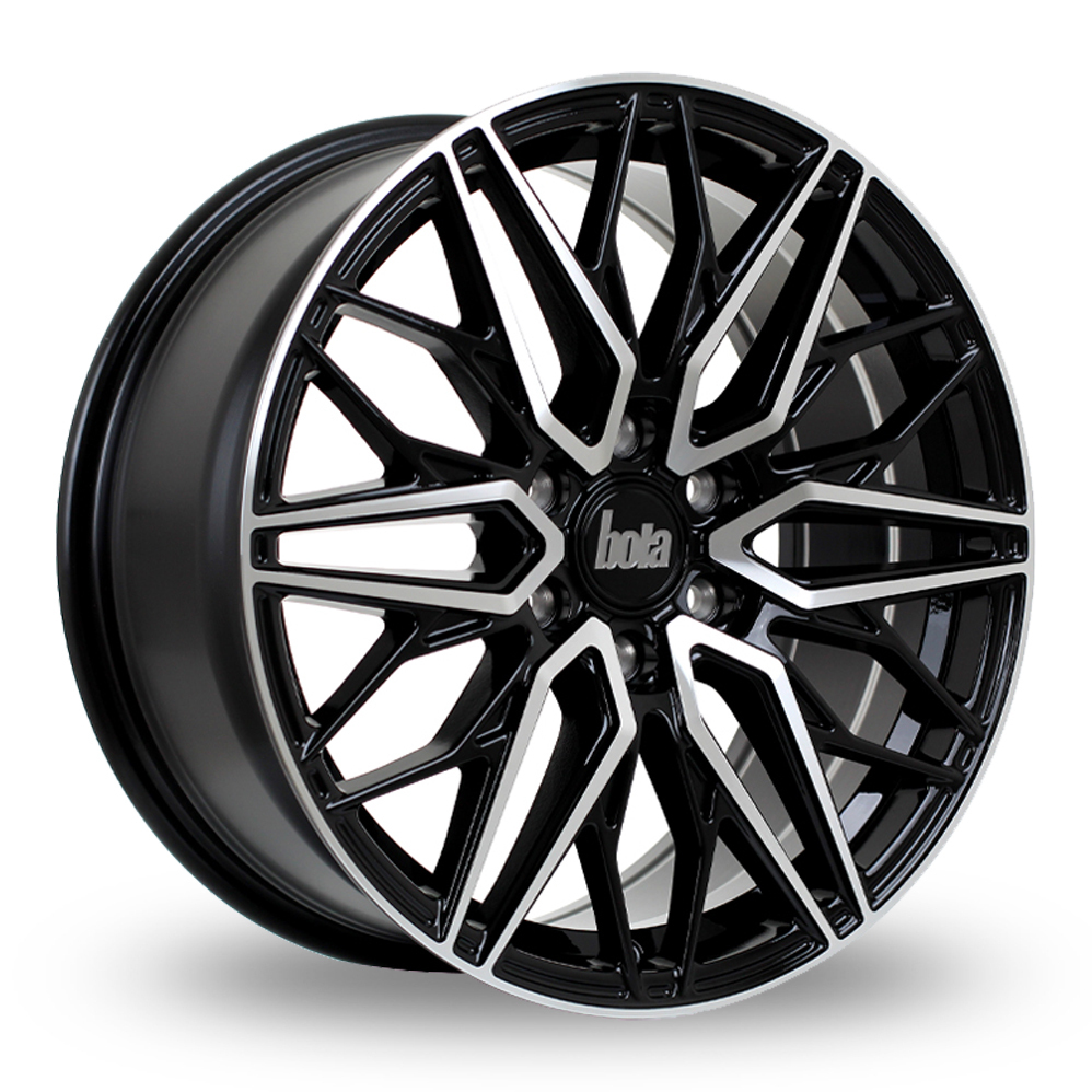 Bola Vansport B32 Gloss Black Polished Alloy Wheels