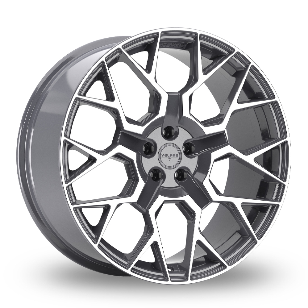 Velare VLR02 Platinum Grey Polsihed Alloy Wheels