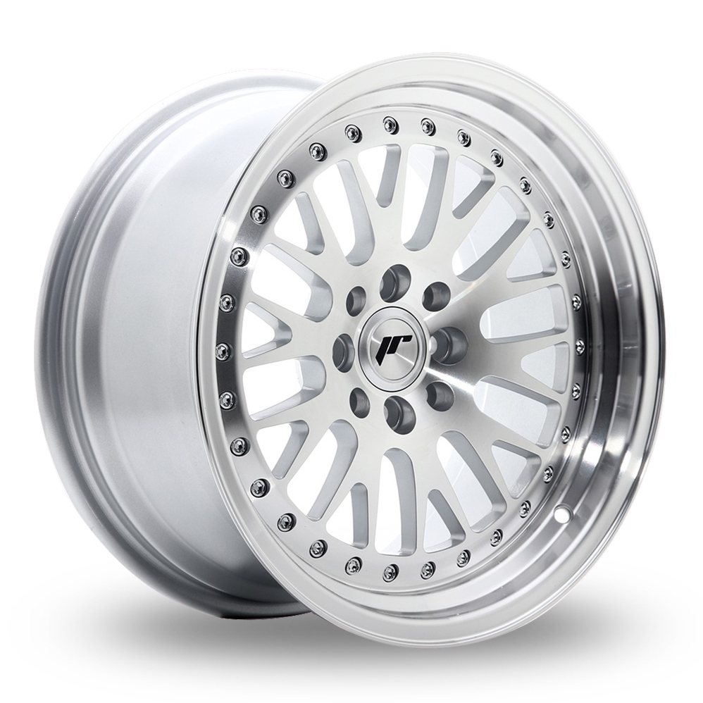 Japan Racing JR10 (8x17) Silver Machined Face Alloy Wheels