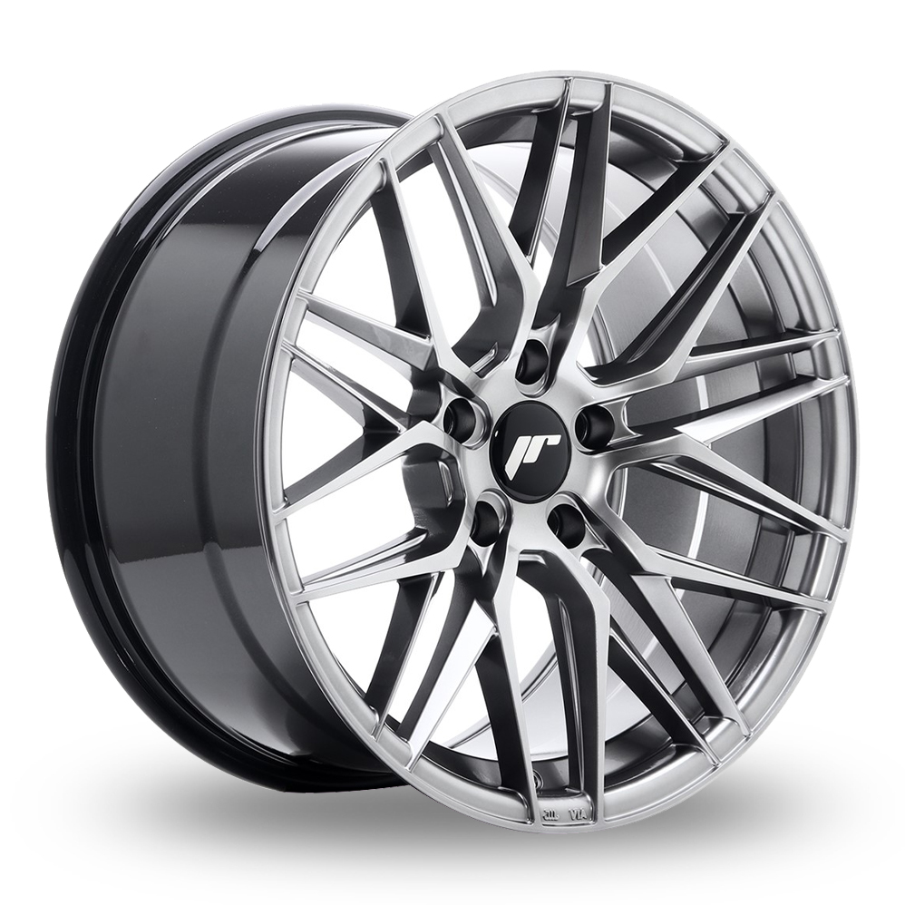 Japan Racing JR28 (9.5x18) Hyper Black Alloy Wheels