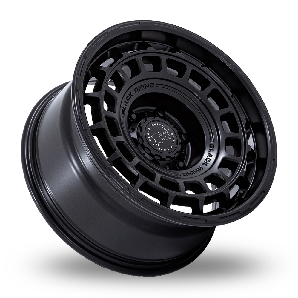 17" Black Rhino BR024 Awol Matt Black Alloy Wheels