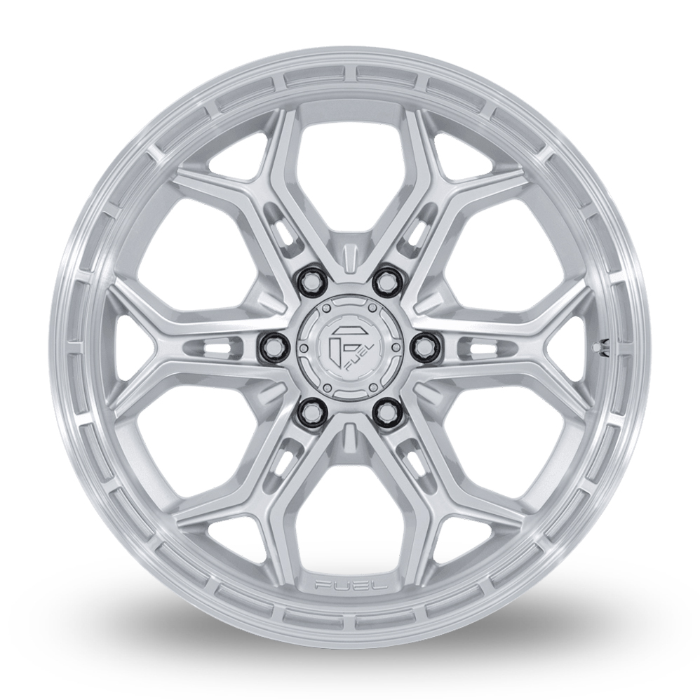 20" Fuel Off-Road FC896 Heathen (USA Warehouse) Gloss Silver Polished Alloy Wheels