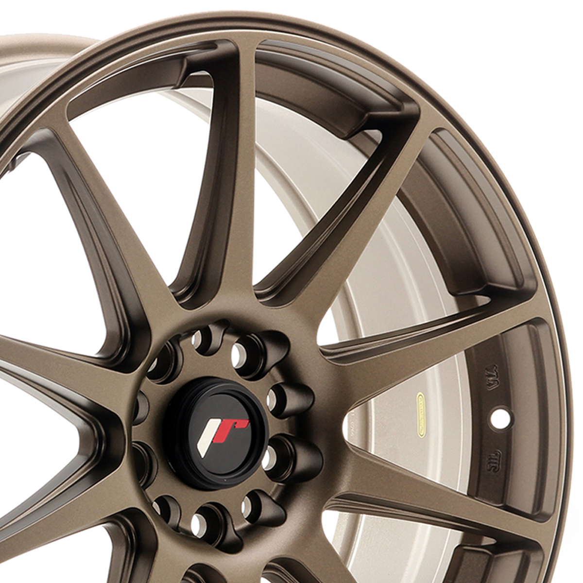 18" Japan Racing JR11 (7.5x18) Matt Bronze Alloy Wheels
