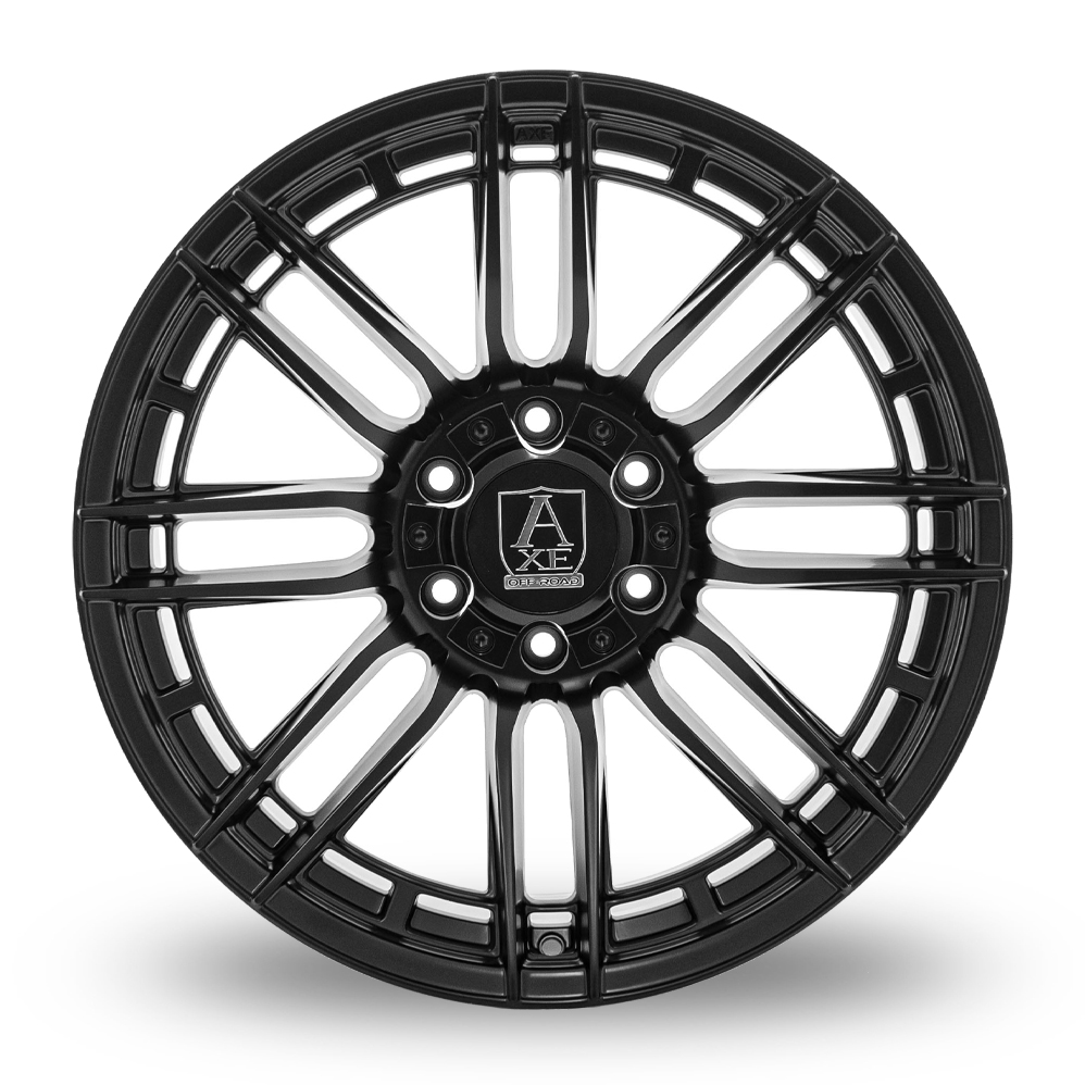 20" Axe AT8 Satin Black Alloy Wheels
