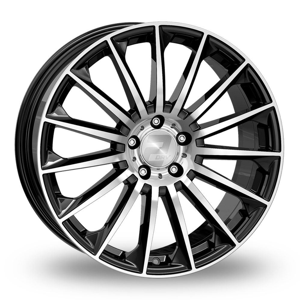 2DRV WH39 Black Machined Alloy Wheels
