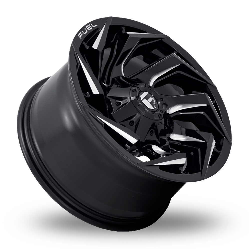 15" Fuel Off-Road D753 Reaction (USA Warehouse) Gloss Black Milled Alloy Wheels