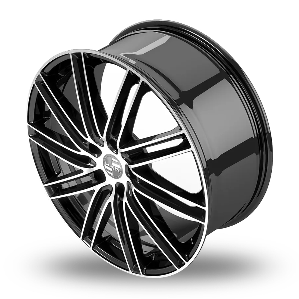 20" MAK Leipzig Black Mirror Alloy Wheels