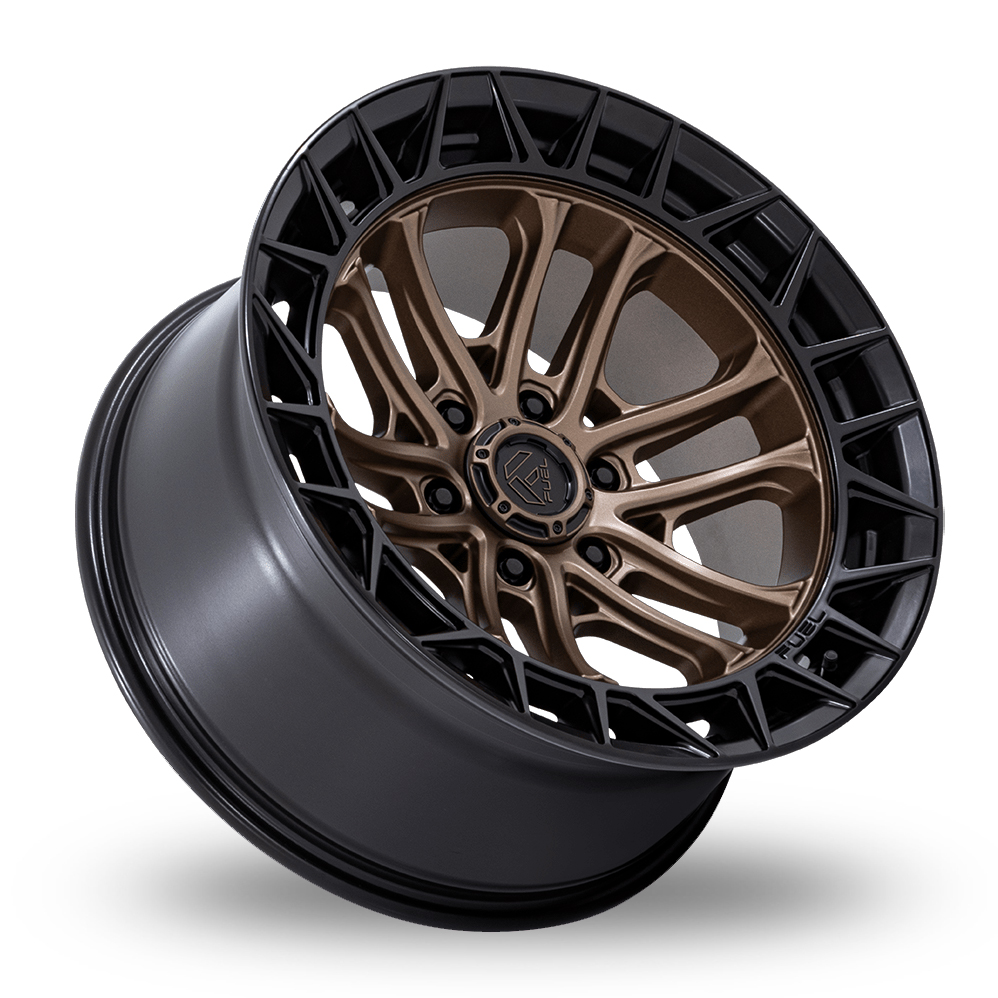 20" Fuel Off-Road FC874 Celsius Matte Bronze With Matte Black Lip Alloy Wheels