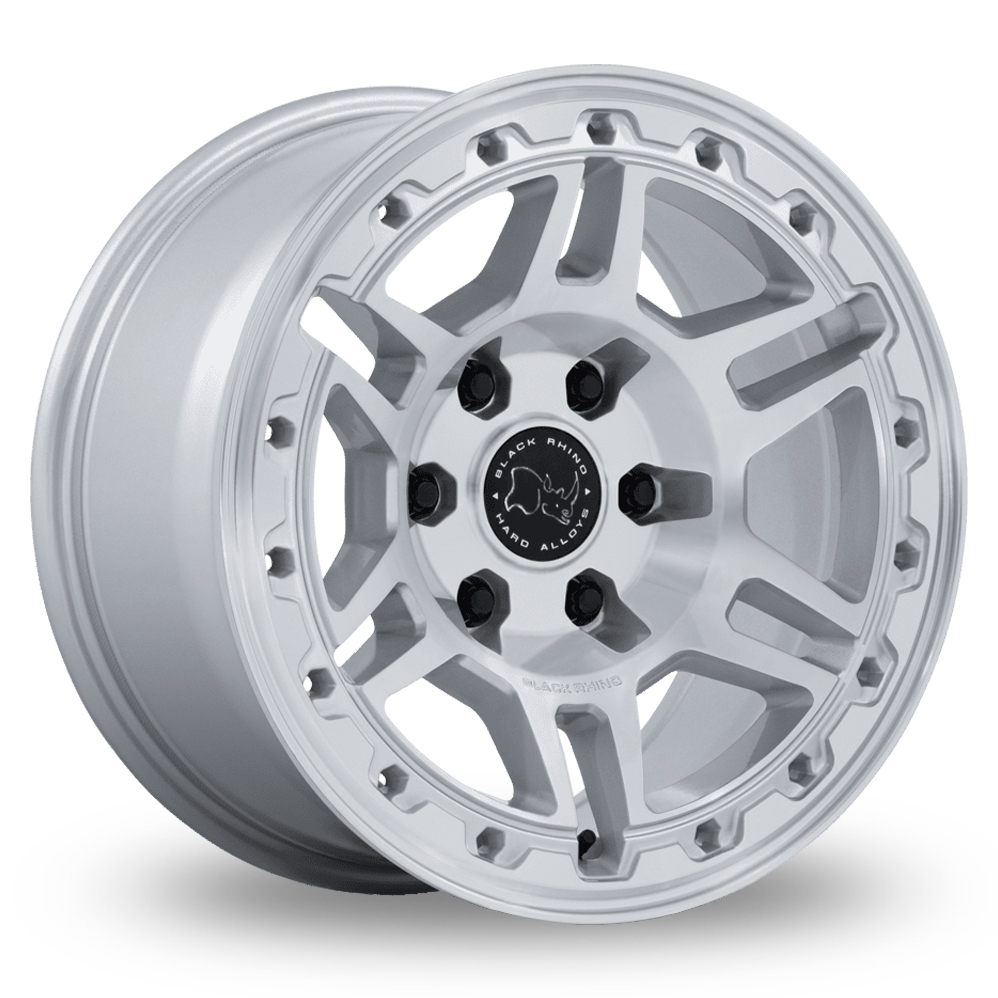 Black Rhino BR039 Vanguard (USA Warehouse) Gloss Silver Machined Alloy Wheels