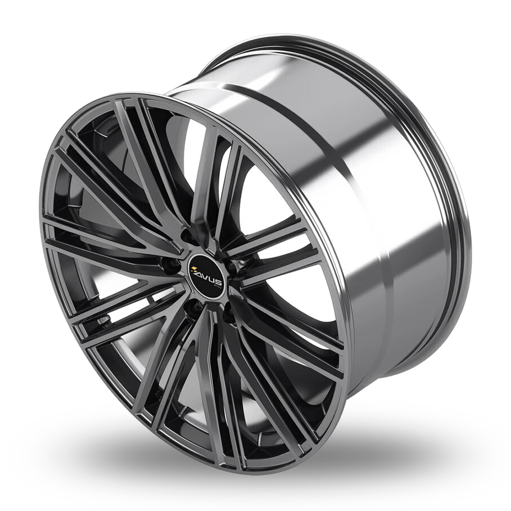 21" Avus Racing AC-M08 Anthracite Alloy Wheels