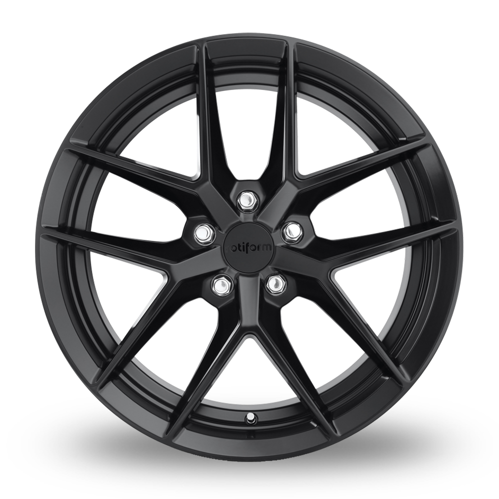 19" Rotiform R134 FLG Matt Black Alloy Wheels