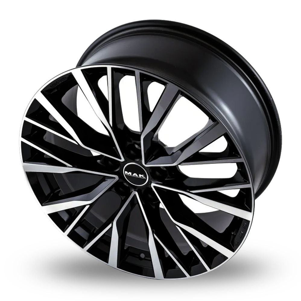 22" MAK Kent Black Mirror Alloy Wheels