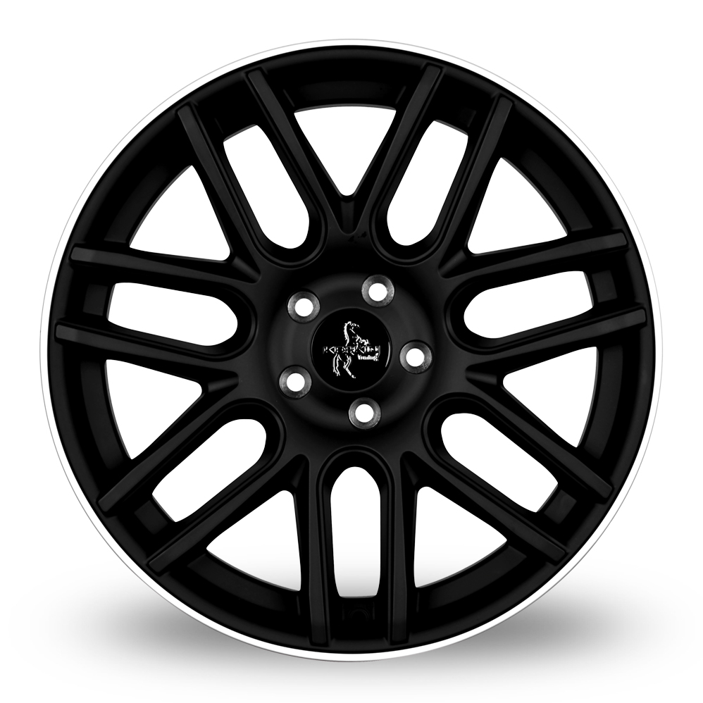 20" Keskin Tuning KT14 Black Polished Steel Lip Alloy Wheels