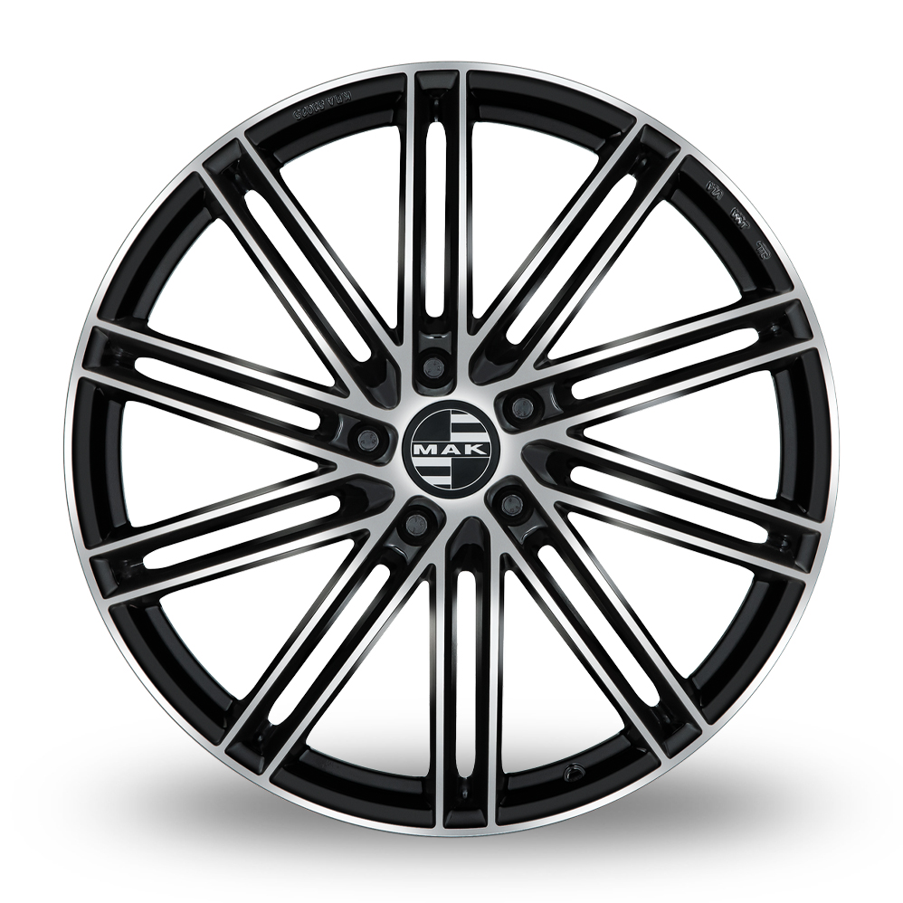 20" MAK Leipzig Black Mirror Alloy Wheels