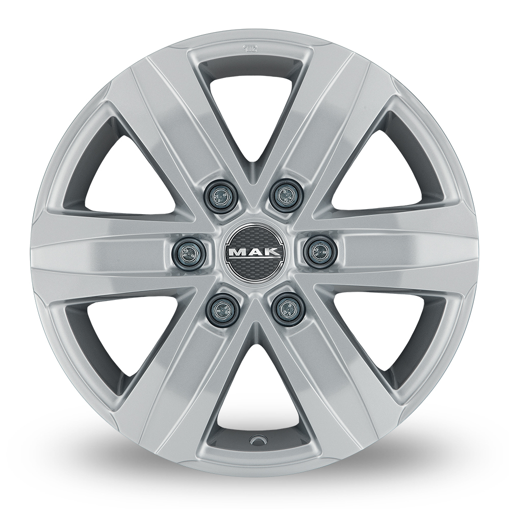 20" MAK STONE6 Silver Alloy Wheels