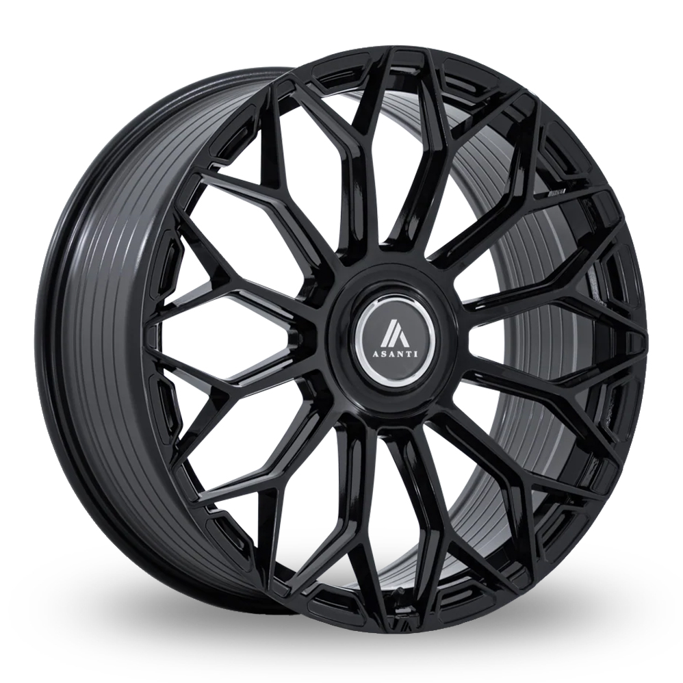 Asanti Black AB051 Envoy (USA Warehouse) Gloss Black Alloy Wheels