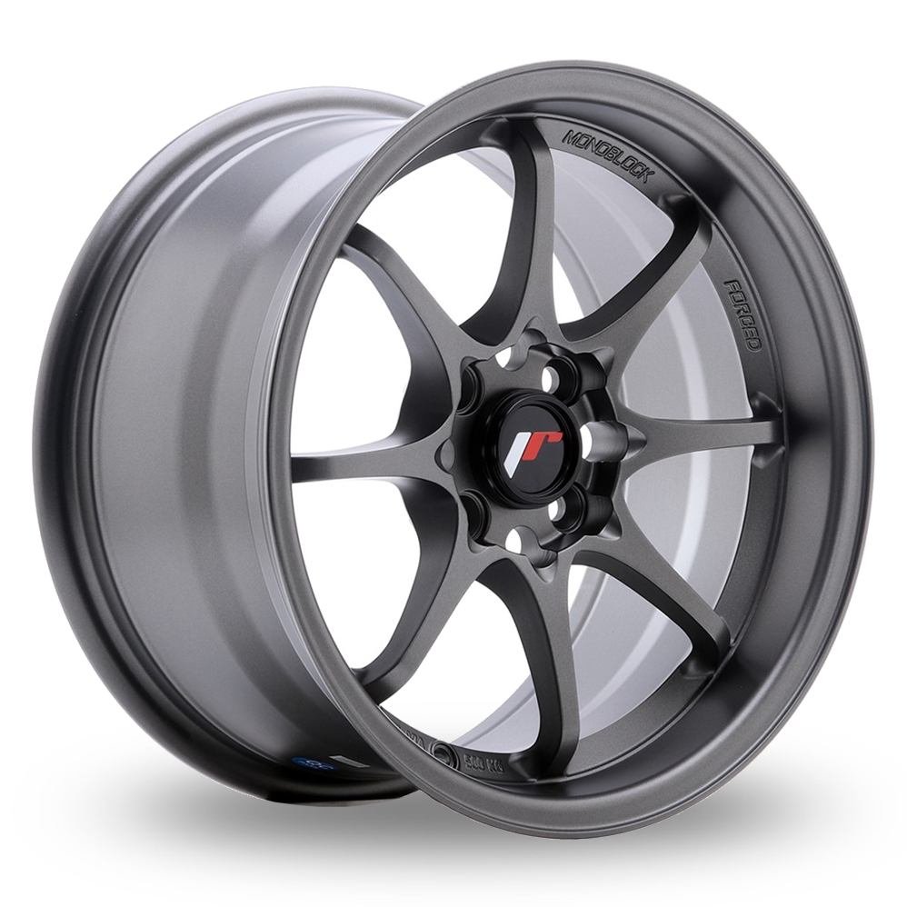 Japan Racing JR5 (8x15) Matt Gunmetal Alloy Wheels