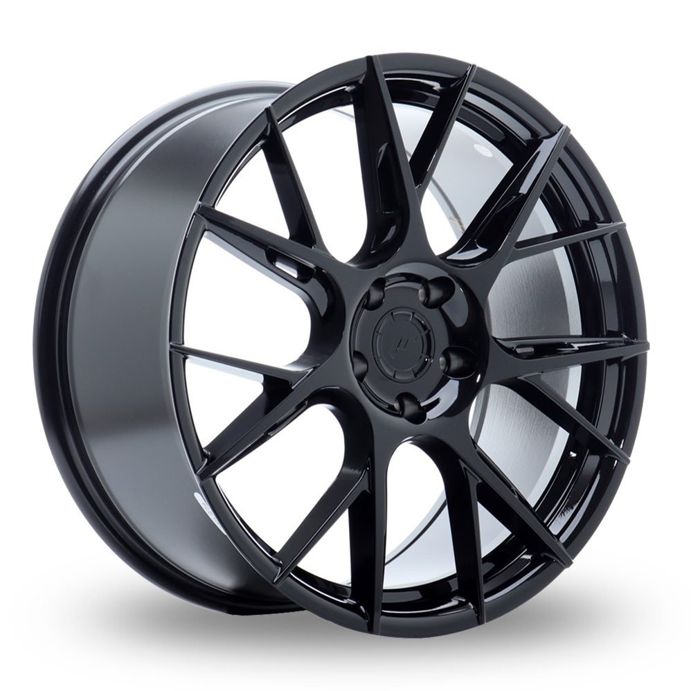 Japan Racing JR42 (8.5x19) Gloss Black Alloy Wheels