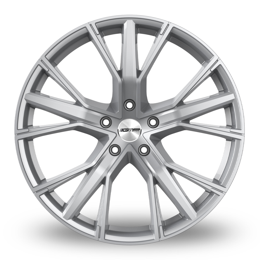 21" GMP Italia Gunner Silver Alloy Wheels