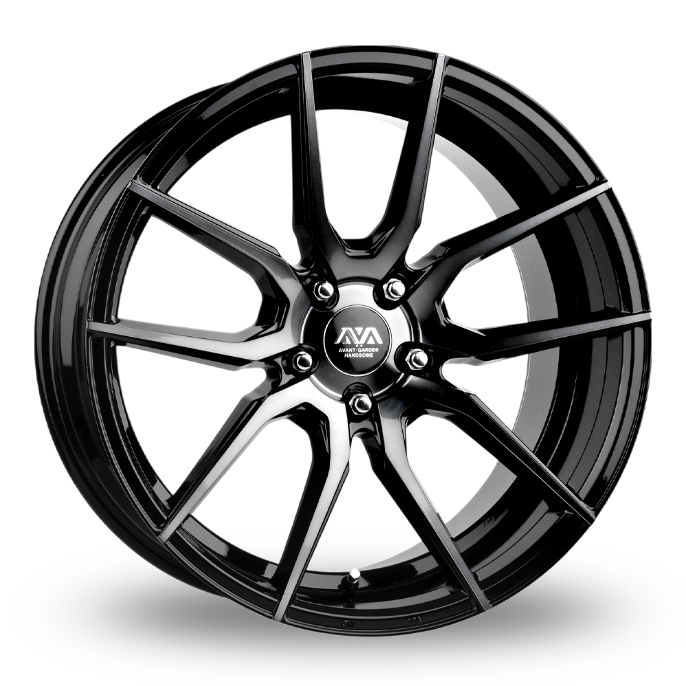 AVA 304 Black Alloy Wheels