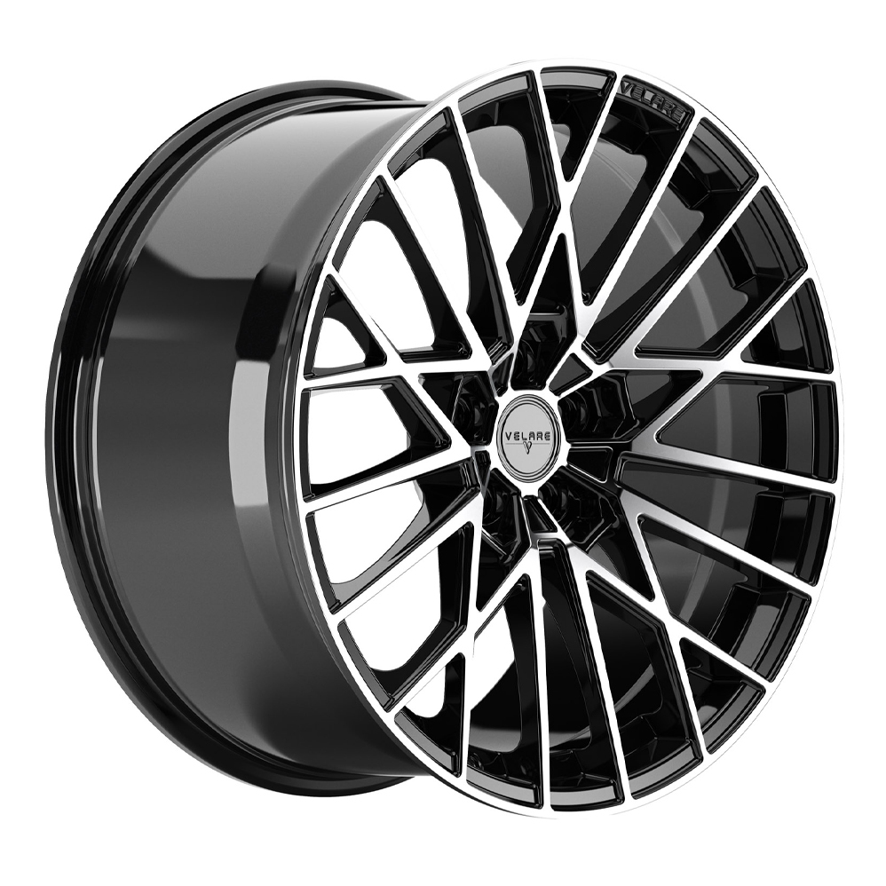 20" Velare VLR07 Gloss Black Machined Alloy Wheels