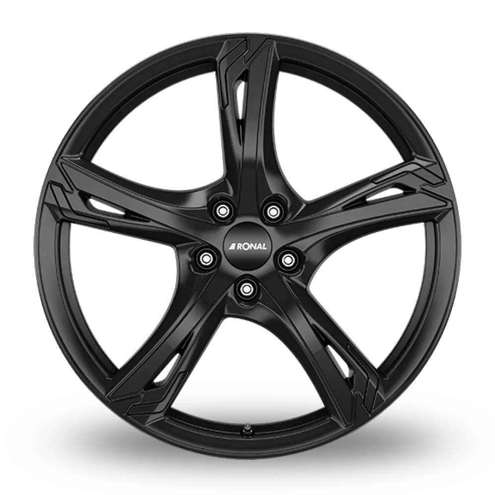 20" Ronal R62 Matt Black Alloy Wheels
