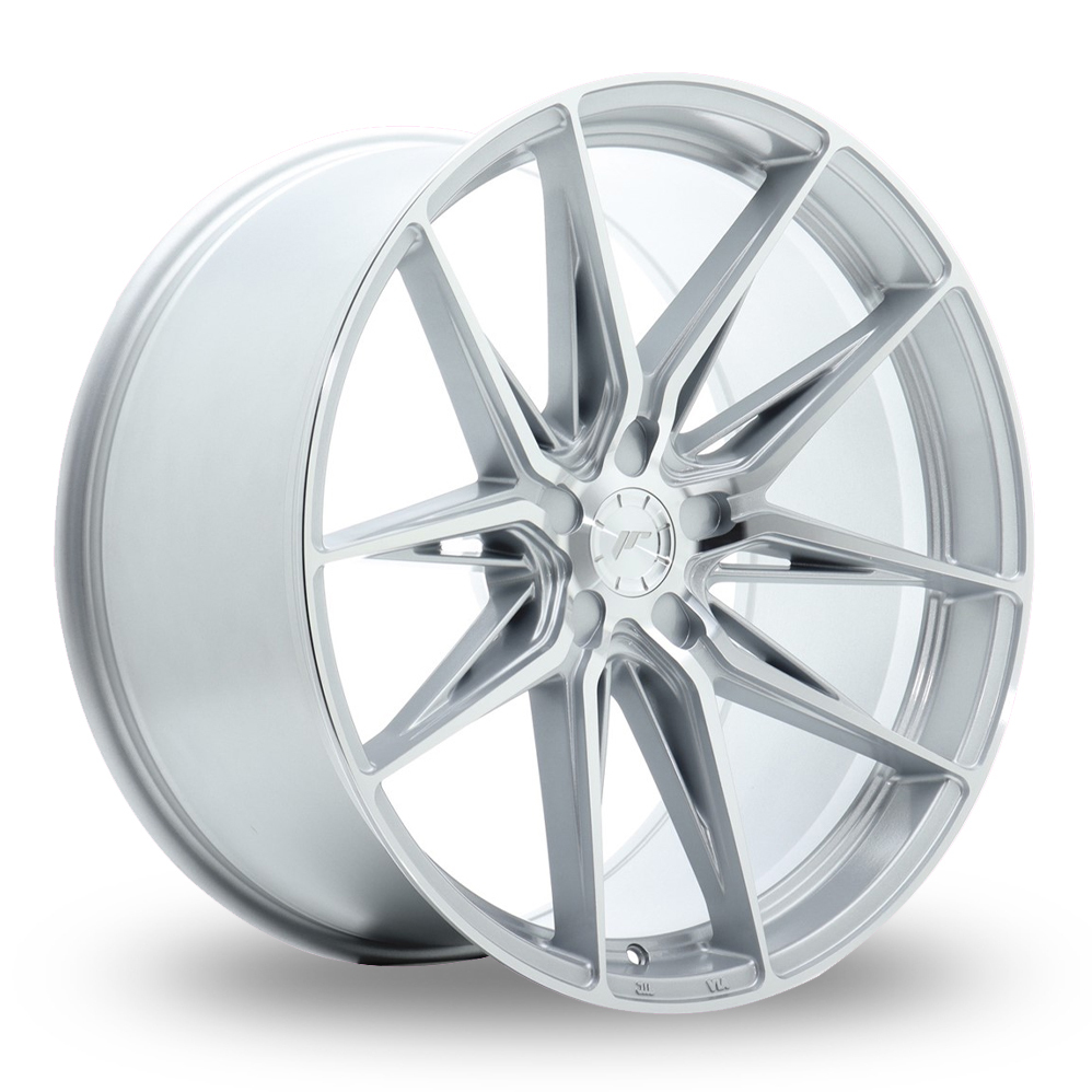 Japan Racing JR44 (10.5x21) (Custom Fitment) Silver Machined Face Alloy Wheels